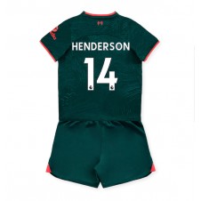 Liverpool Jordan Henderson #14 Tredjedraktsett Barn 2022-23 Kortermet (+ korte bukser)